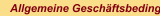 Allgemeine Geschäftsbedingungen 