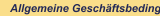 Allgemeine Geschäftsbedingungen 
